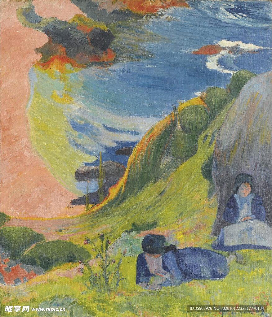 印象派郊野风景油画