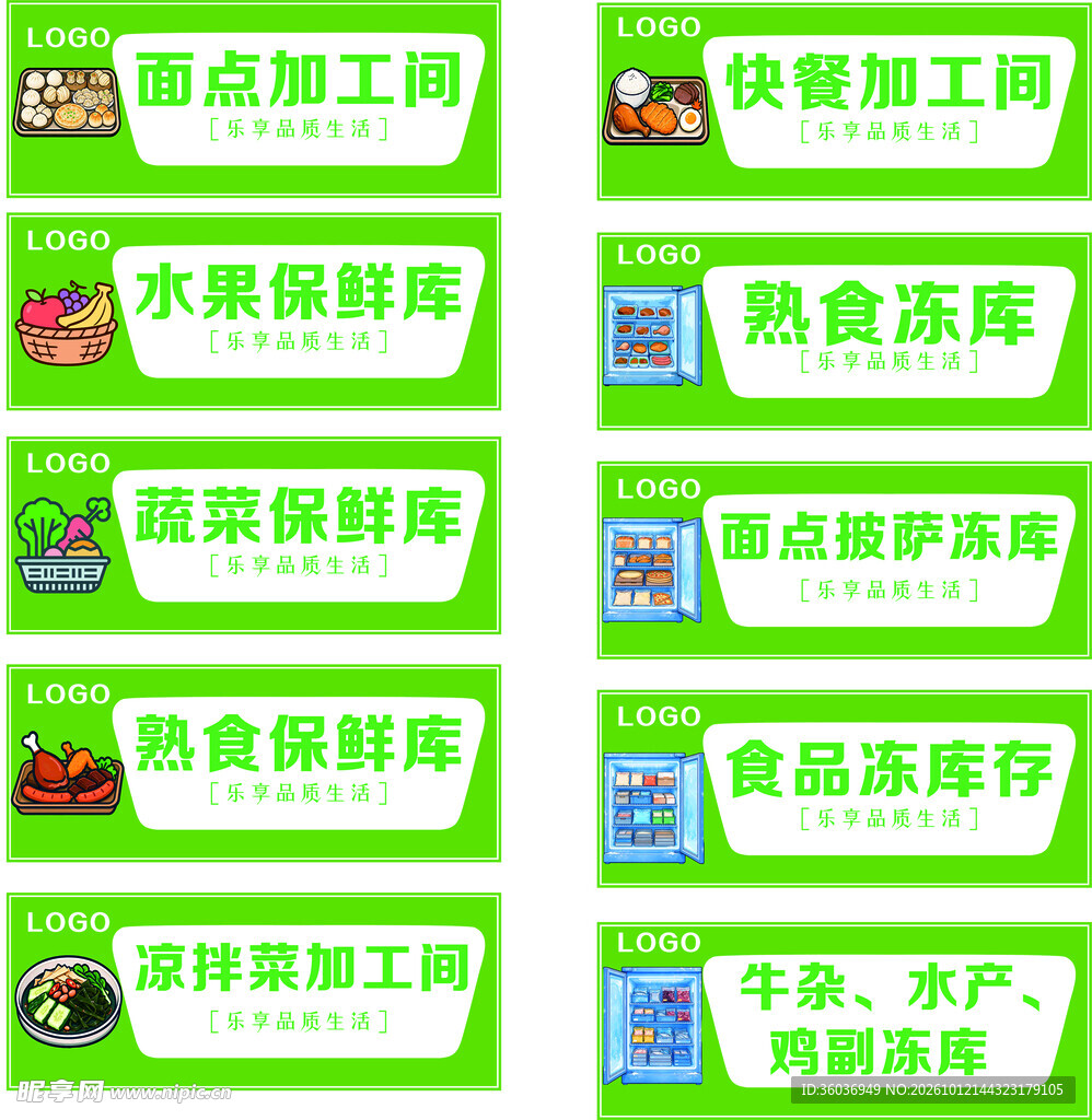 操作间门牌
