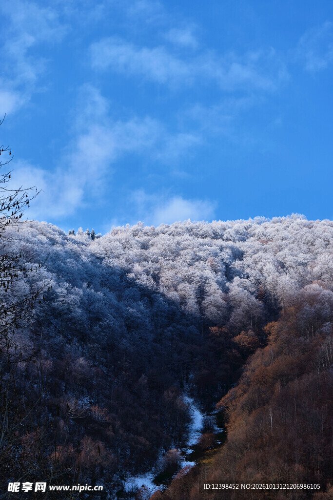 山谷蓝天