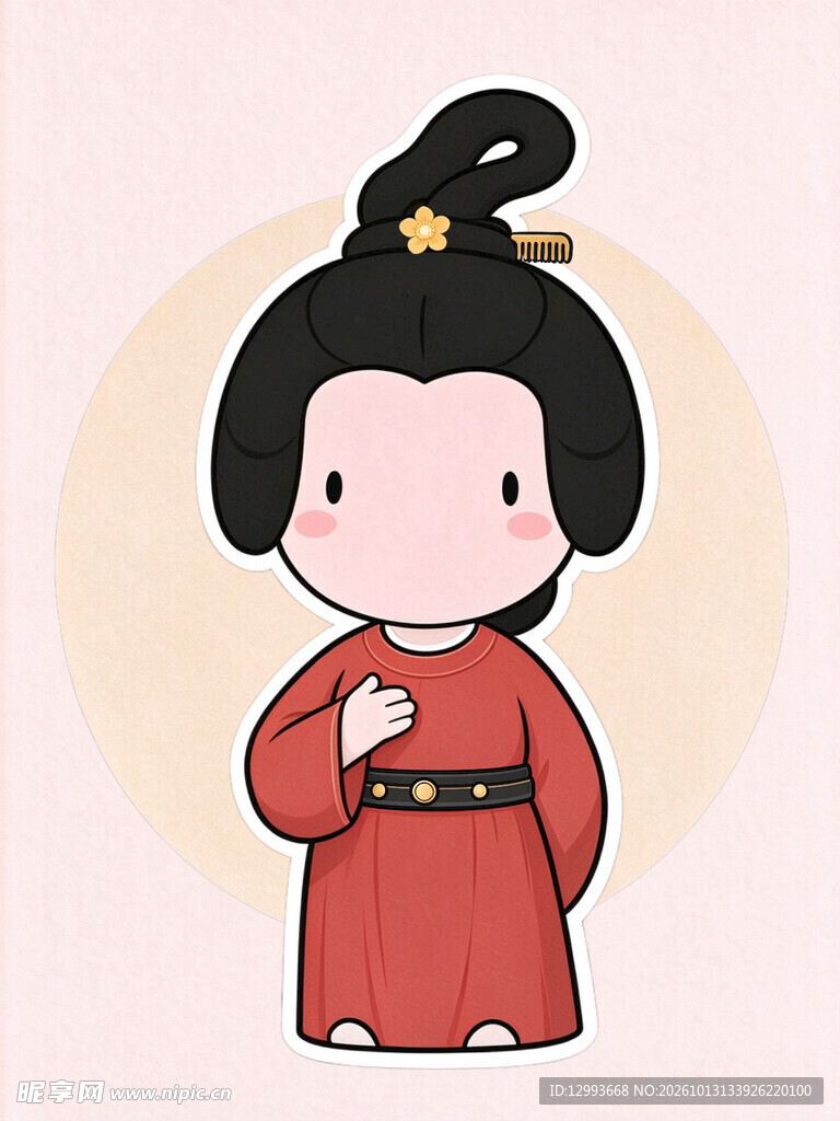 Q版古风唐代人物