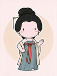 Q版古风仕女插画