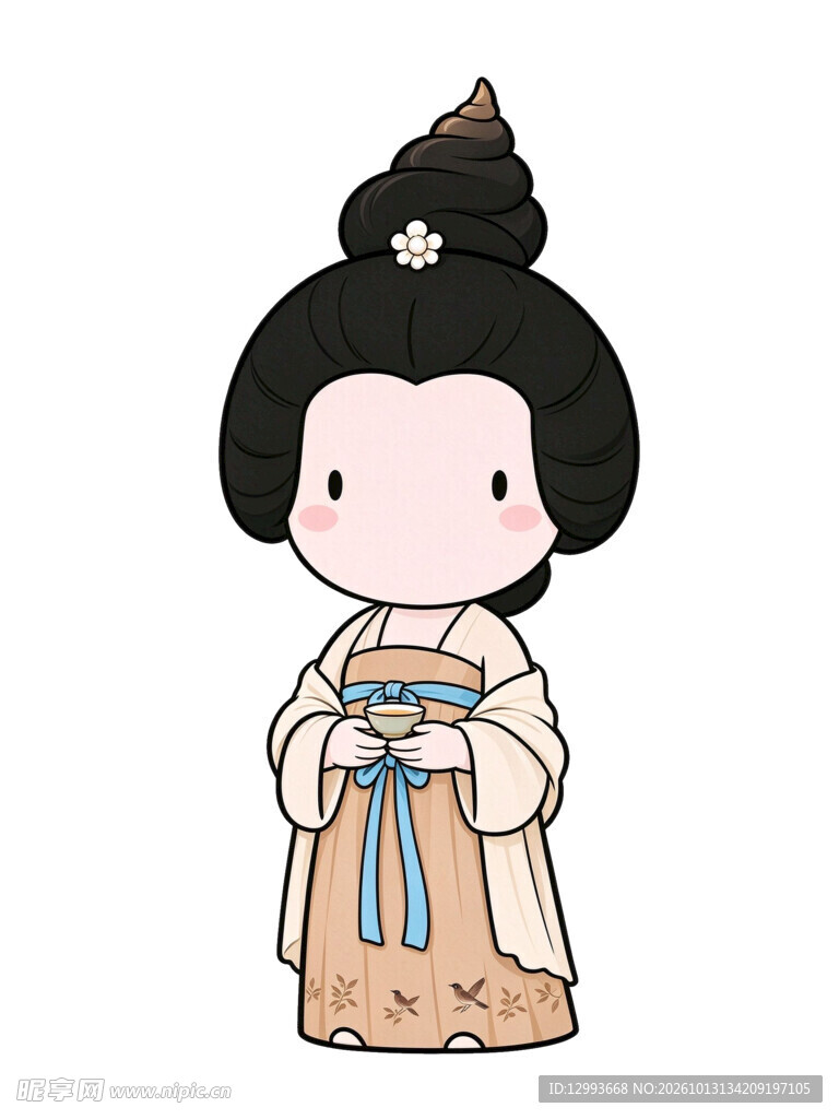Q版古风唐代仕女