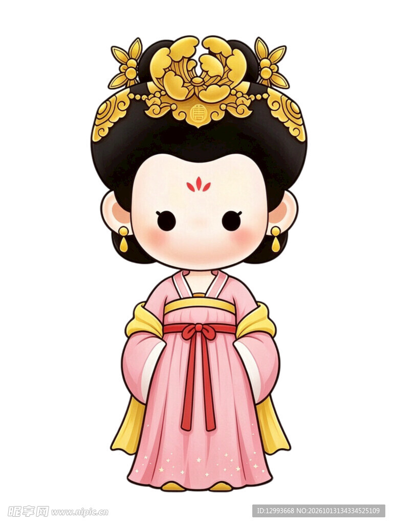 Q版唐代古风仕女