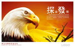 雄鹰探索企业文化海报