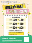 会员日充值海报