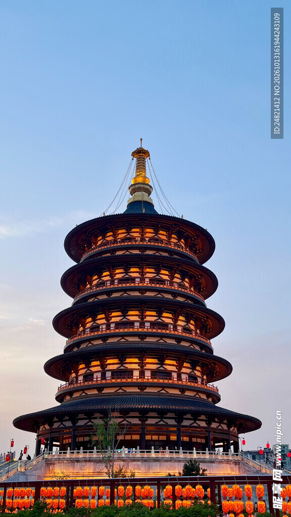 洛阳天堂塔风光