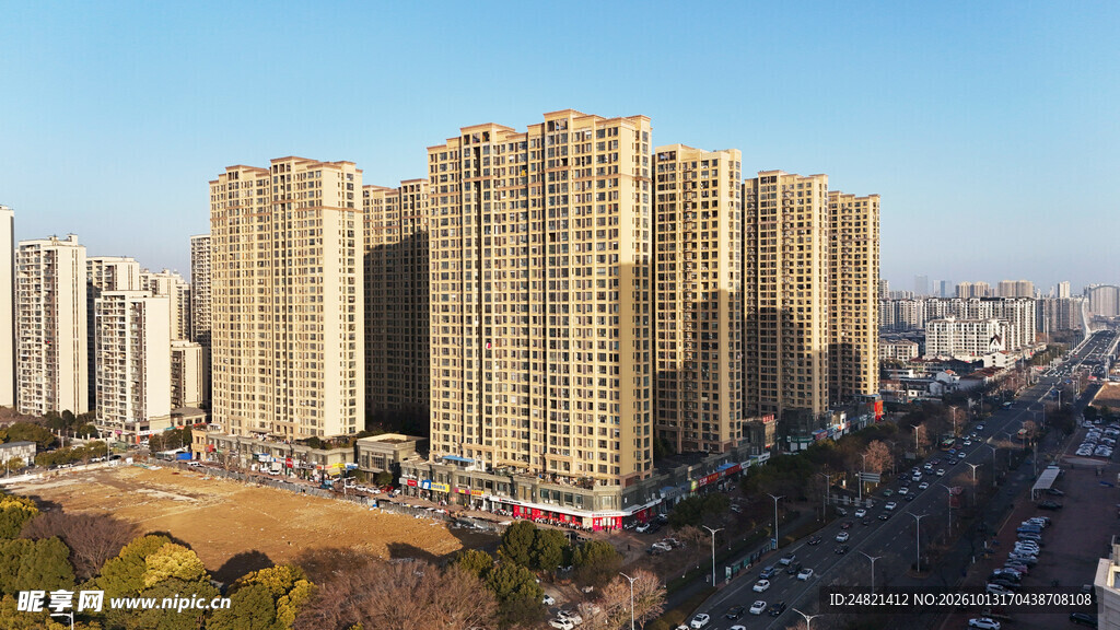 城市高层住宅建筑群