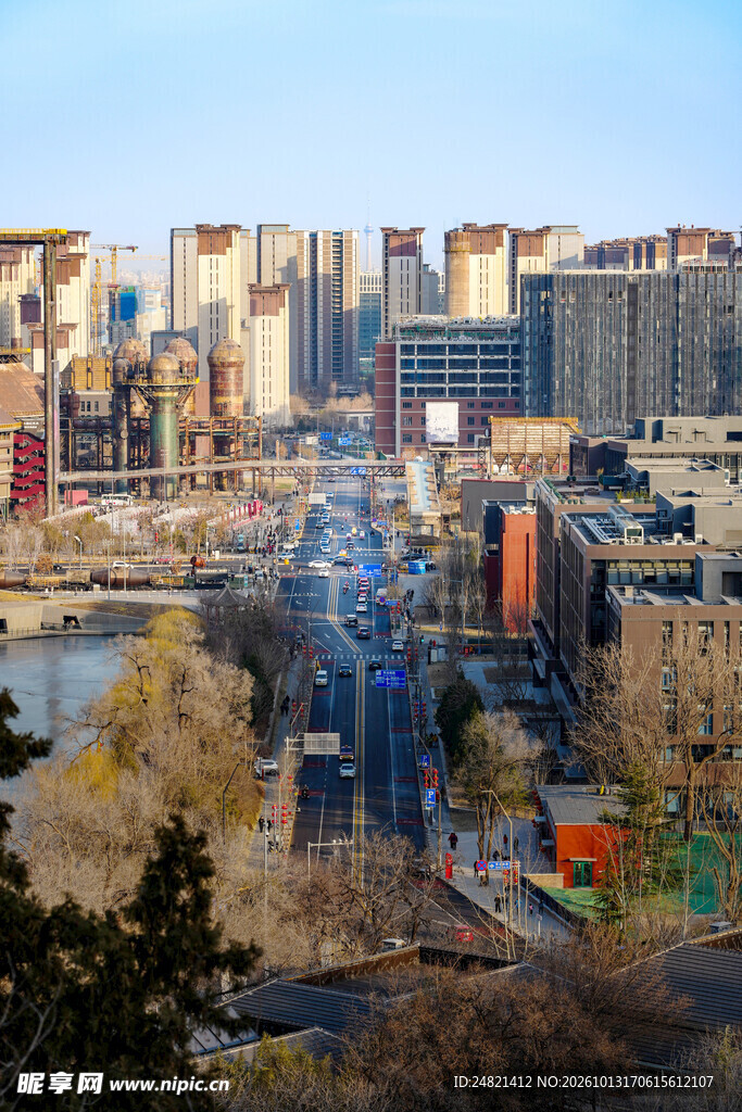 城市建筑群远景