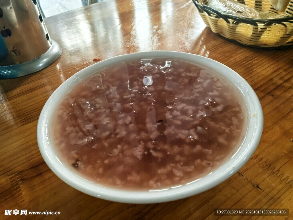家常紫米粥