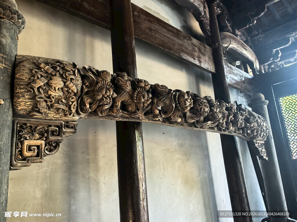 中式古建木雕装饰