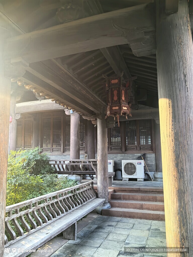 中式古建长廊