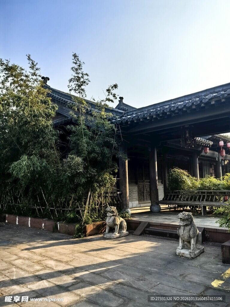 中式古典庭院风光