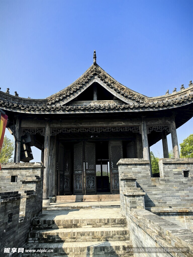 中式传统古亭建筑