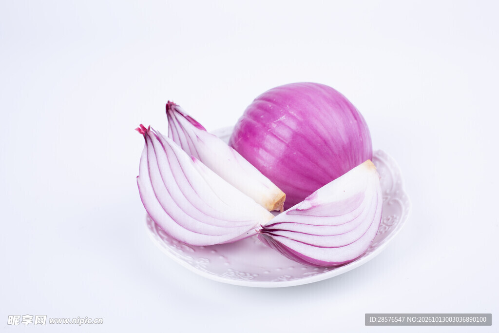 紫皮洋葱食材特写