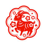 羊年静电贴