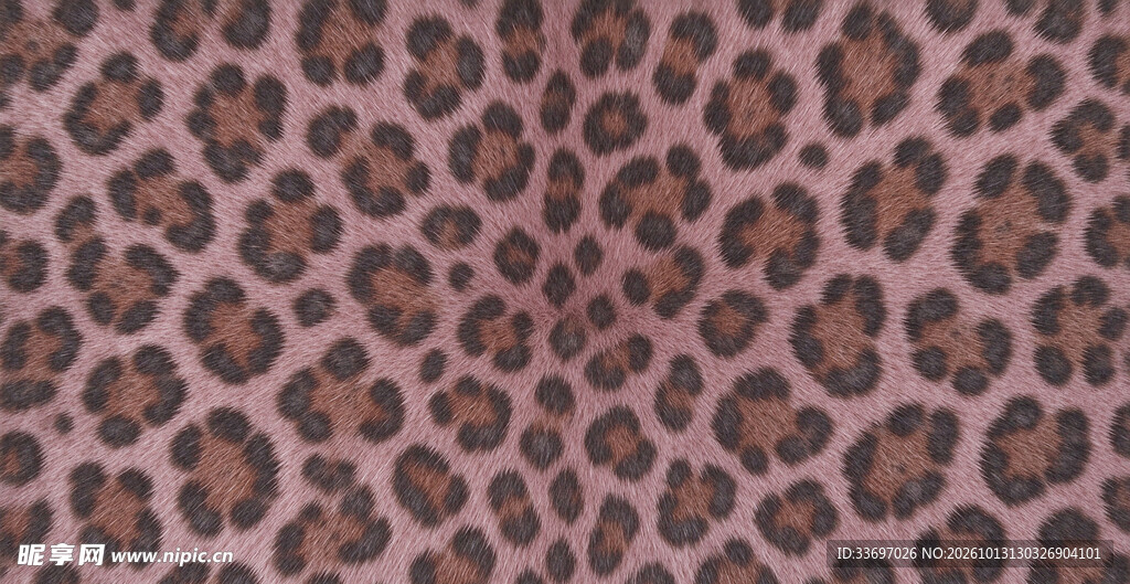 粉色豹纹纹理背景