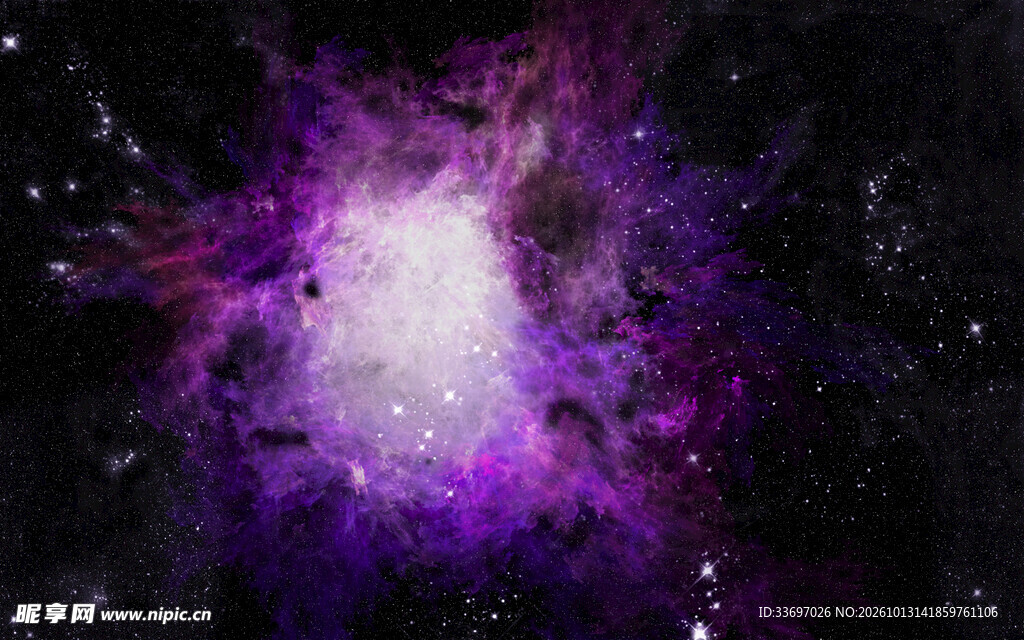 梦幻紫色星云