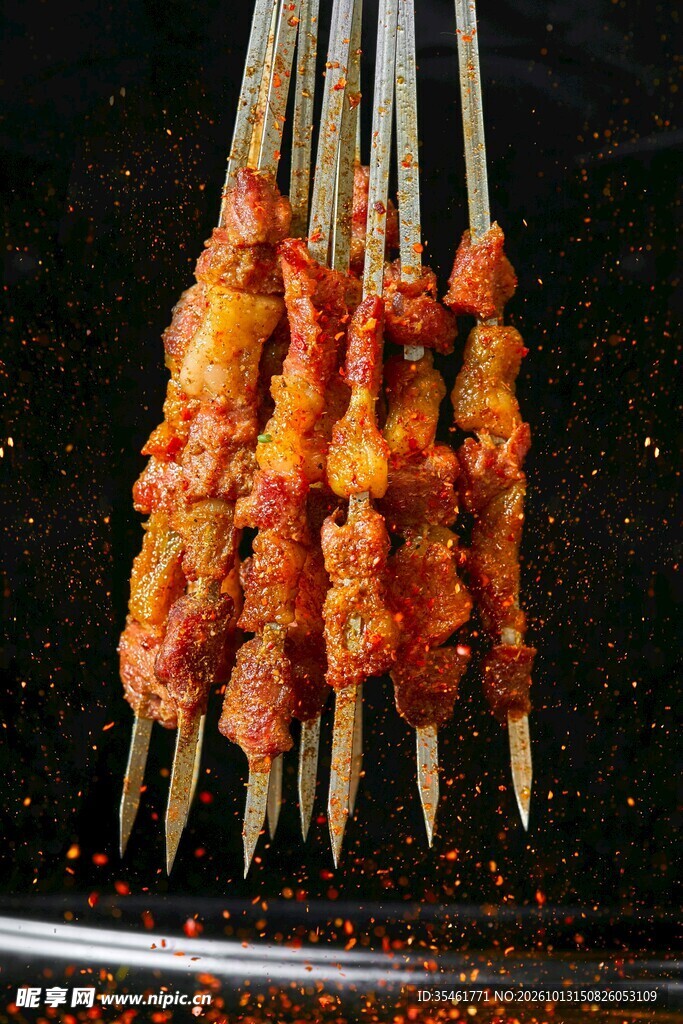 美味烤羊肉串