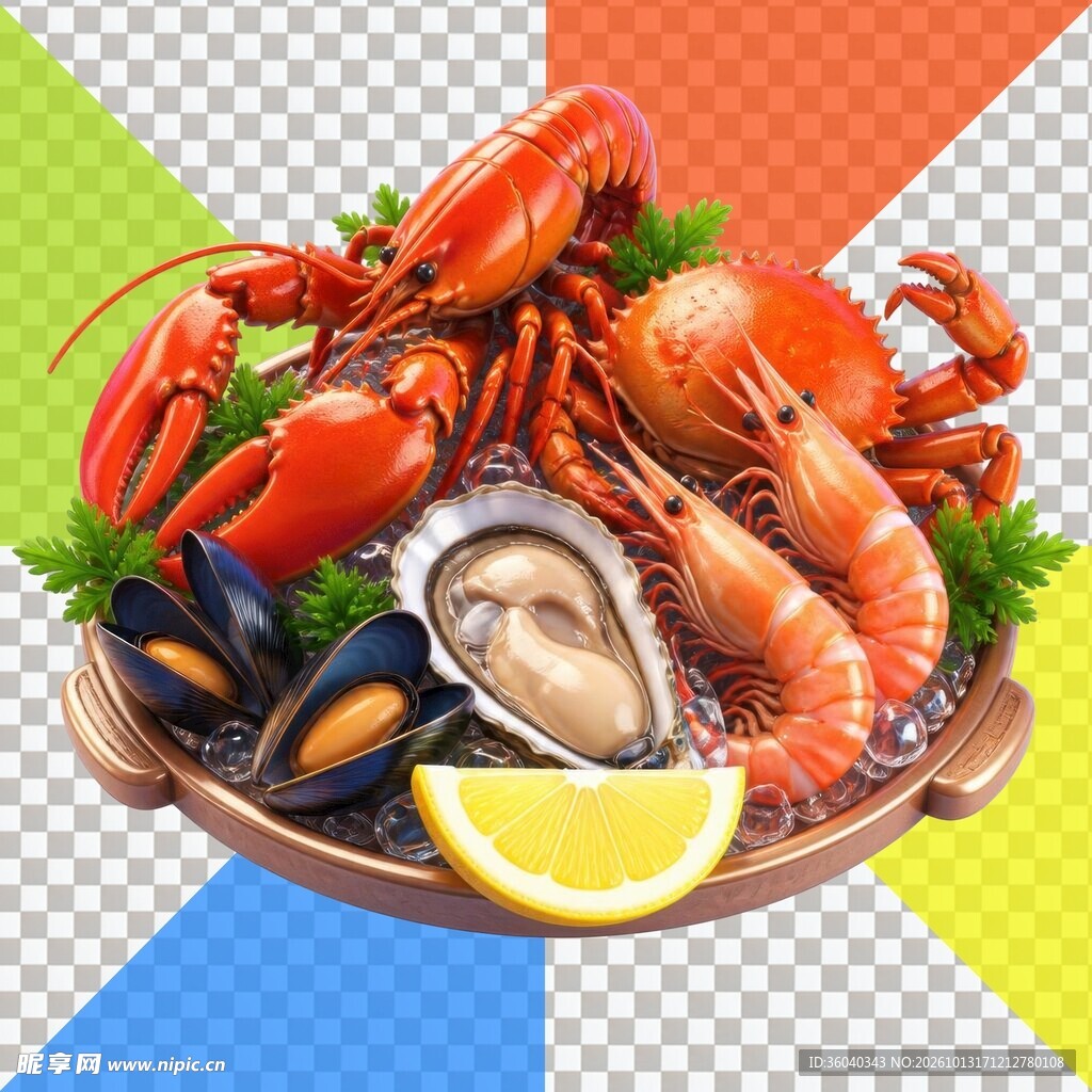 海鲜拼盘