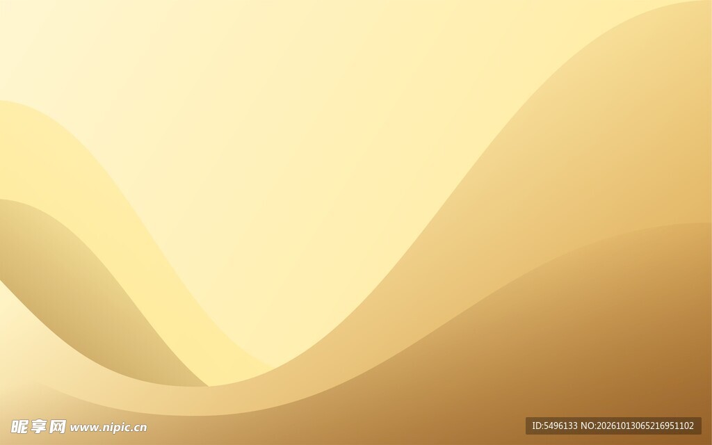 金色波浪背景