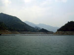 山间湖泊山水风光