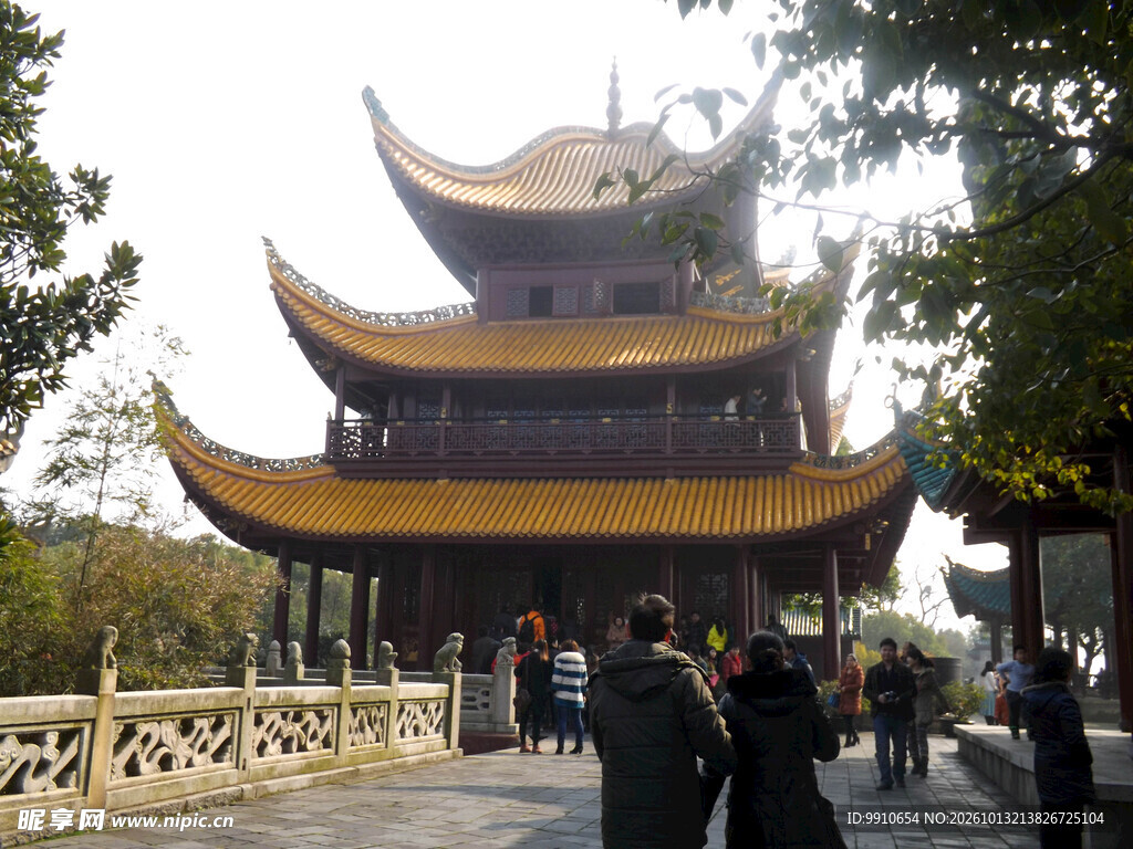 岳阳楼古典楼阁风光