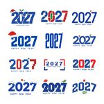 2027 新年图标