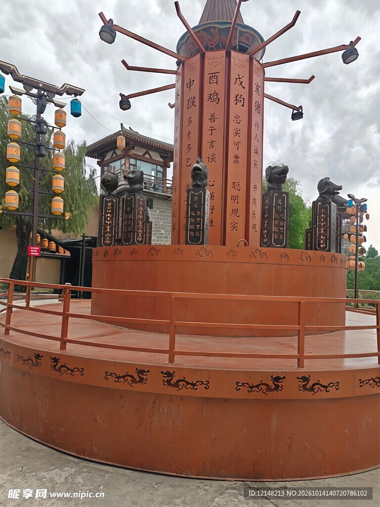 古风景区大型景观装置