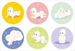 可爱卡通婴儿图案幼儿素材插画