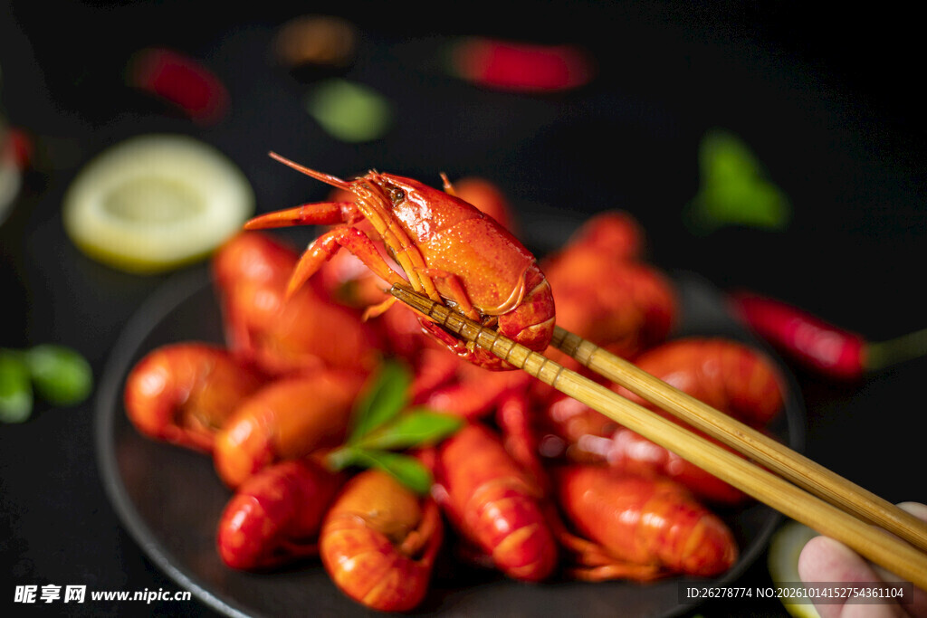 麻辣小龙虾美食