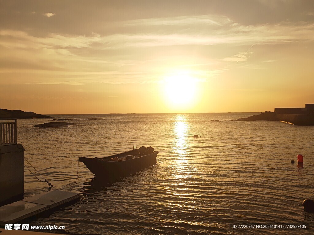 海上日落美景 红海湾