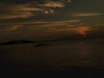 海上黄昏日落美景 红海湾