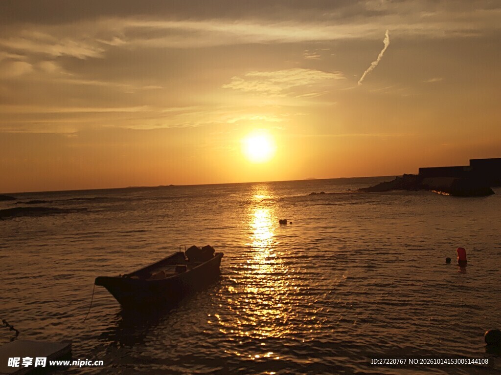 海上落日美景 红海湾