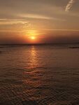 海面日落黄昏美景 红海湾
