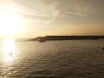 海边日落唯美风光 红海湾
