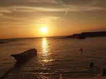 海边日落唯美风光 红海湾