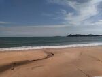 晴日海滨沙滩美景 红海湾