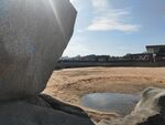 海边沙滩沿岸风光 红海湾