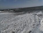 海岸海浪风光 汕尾红海湾