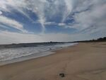 滨海沙滩晴日风光 汕尾红海湾