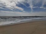 海岸沙滩海景风光 汕尾红海湾