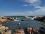 滨海岩池海景风光 汕尾红海湾