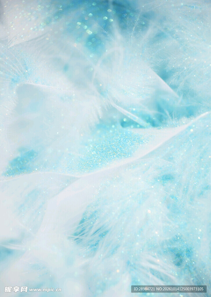 淡蓝冰纹朦胧背景
