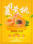 黄桃水果宣传海报