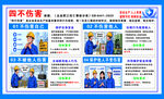 四不伤害安全宣传展板
