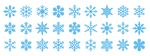 蓝色雪花合集