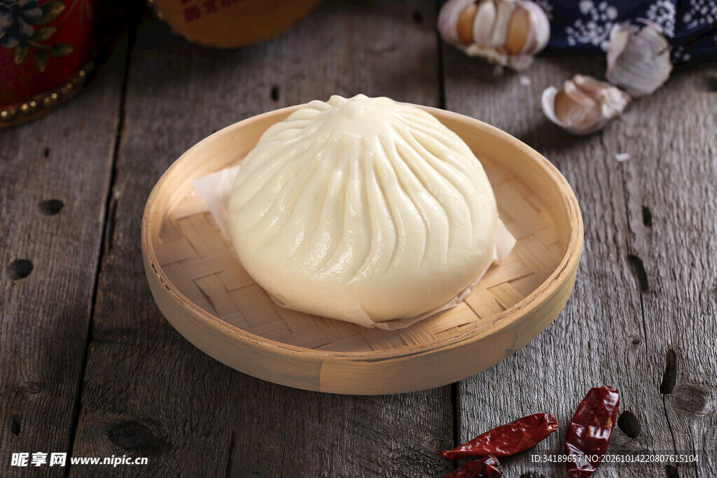 传统手工大蒸包