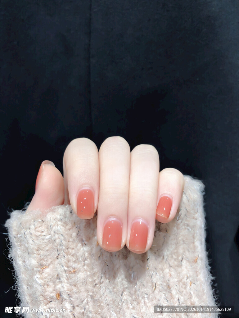 法式美甲特写