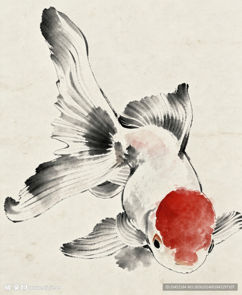 国画金鱼