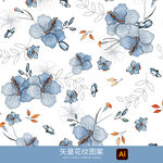 矢量花纹